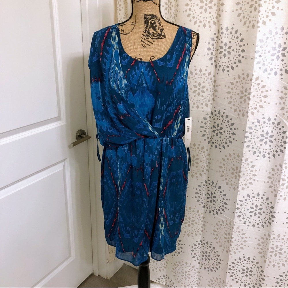 NWT DKNYC Draped Cocktail Dress